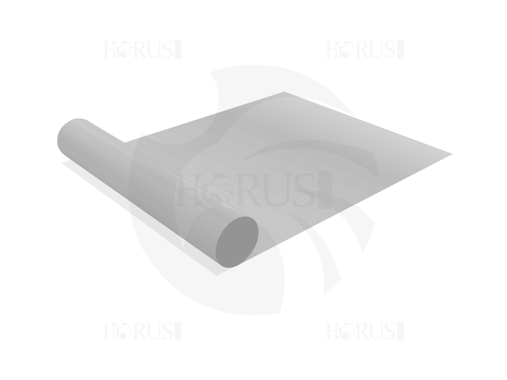 Bâche à la coupe - 3m X 2.7m - Membrane PVC 670gr/m² Blanc RAL 9016