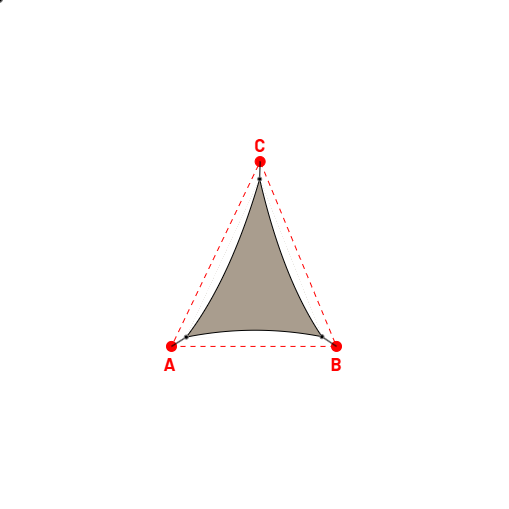 Voile d'ombrage triangle en Soltis 96 - Toile d'ombrage haute performance Taupe 96-50850 - 2,71x3,38x3,48m