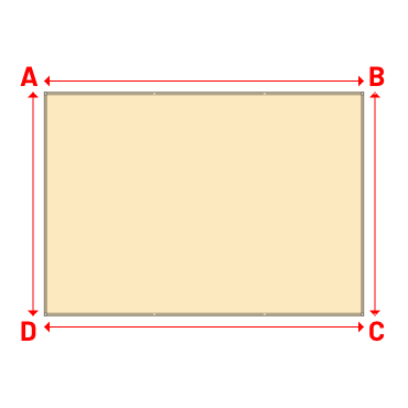 Bâche Rectangle en Protect 670 : La référence en matière de protection étanche Beige ral 1015 - 5.00x3.50m