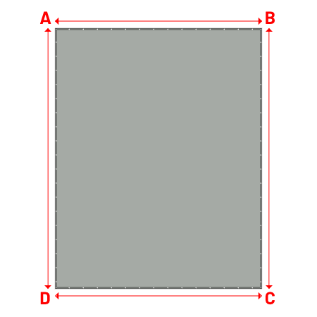 Bâche Rectangle en Protect 670 : La référence en matière de protection étanche Gris clair RAL 7038 - 5.00x6.30m
