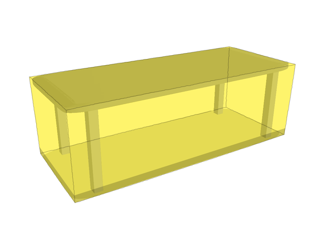 Table de jardin rectangle - Protect 670 : La référence en matière de protection étanche Jaune citron RAL 1018