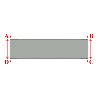 Bâche Rectangle en Protect 670 : La référence en matière de protection étanche Gris clair RAL 7038 - 15.00x3.70m