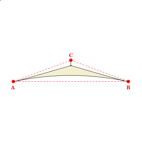 Voile d'ombrage triangle en AustralMesh - Toile d'ombrage ajourée Naturel (759 AustralMesh) - 6,81x3,54x3,54m