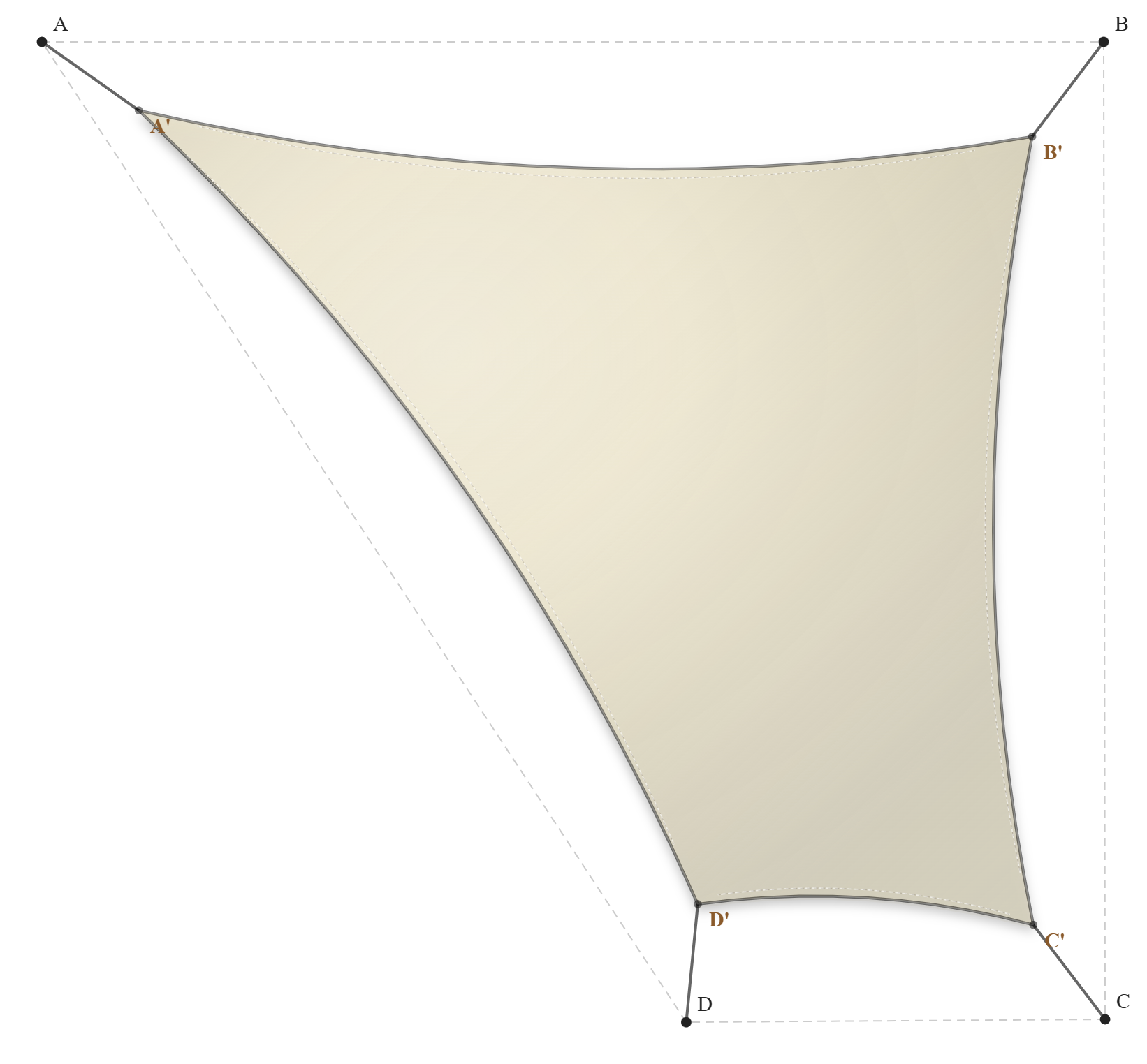 Voile d'ombrage - Forme Trapèze - Karité 92-50843
