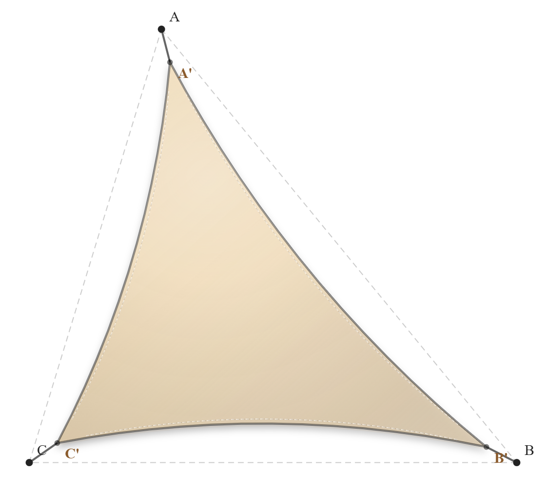 Voile d'ombrage - Forme Triangle - Blanc Cassé 96-1103
