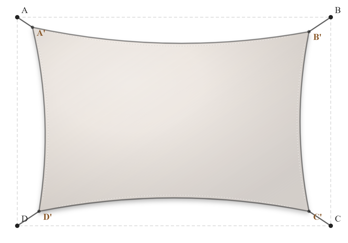 Voile d'ombrage - Forme Rectangle - Karité 96-50843