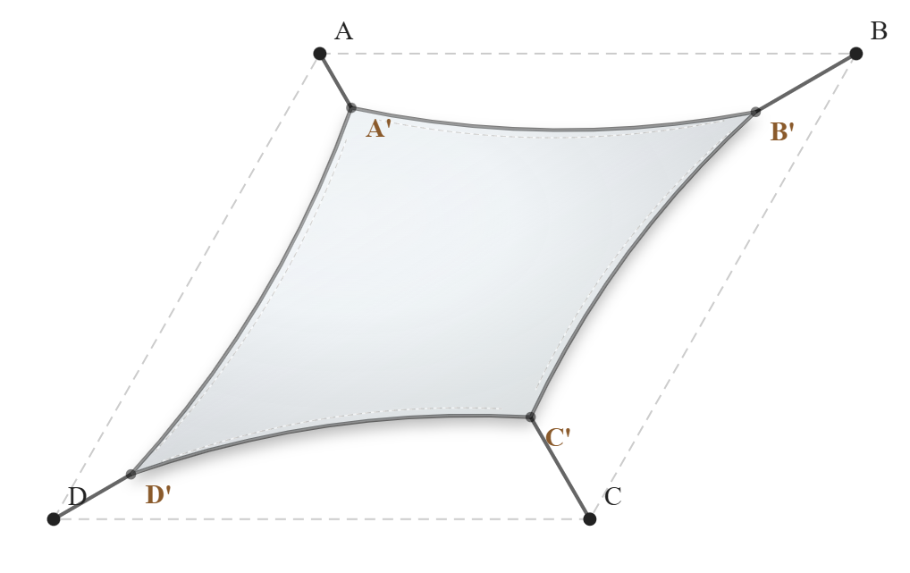 Voile d'ombrage - Forme Trapèze - Blanc - 502V3-8102C