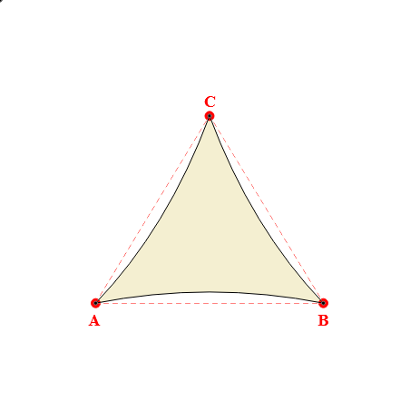 Voile d'ombrage triangle en AustralMesh - Toile d'ombrage ajourée Naturel (759 AustralMesh) - 5,02x4,83x4,83m