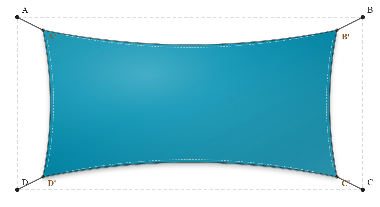 Voile d'ombrage - Forme Rectangle - Acapuclo 96-50847