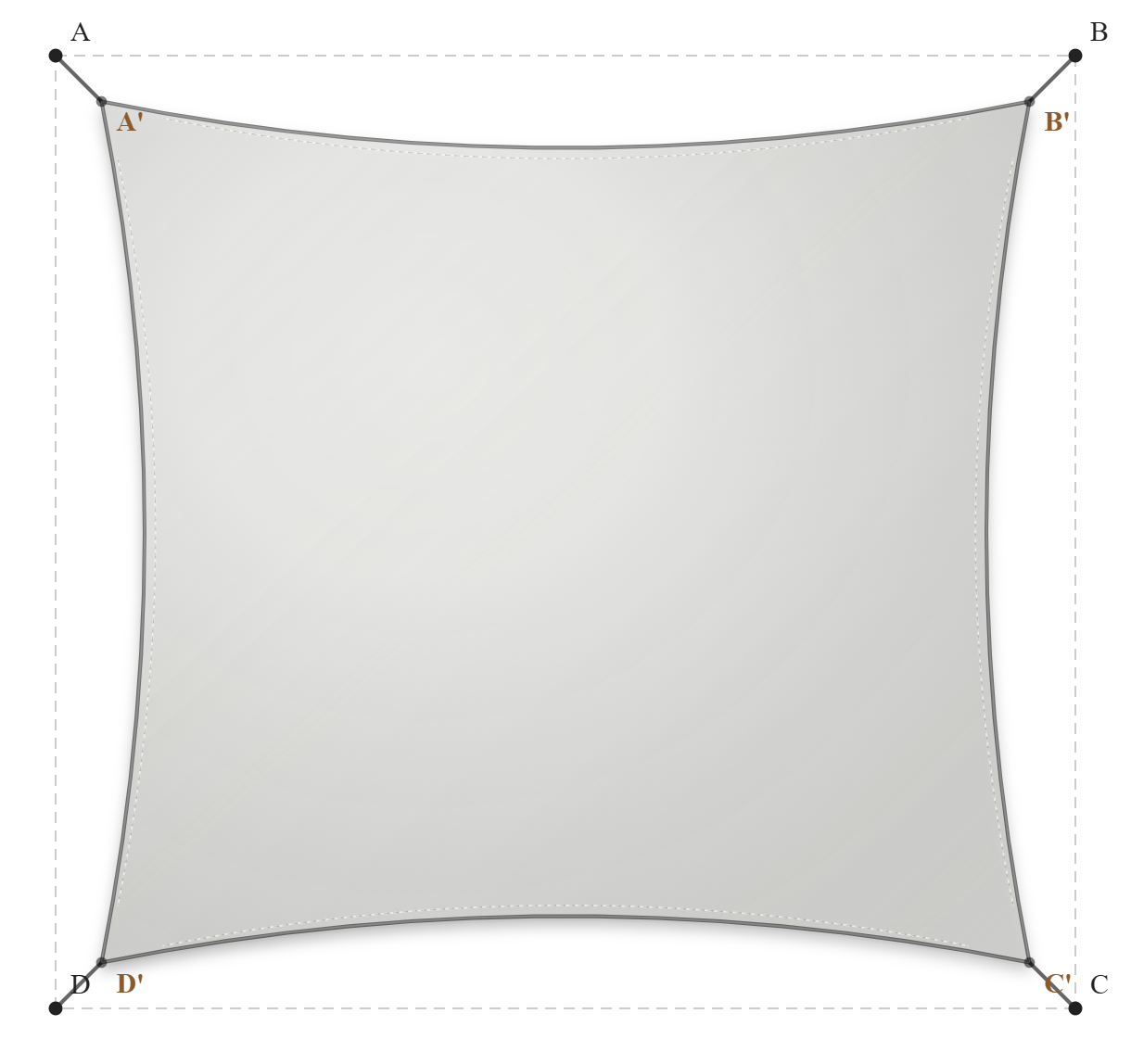 Voile d'ombrage - Forme Rectangle - nuage 92-50272