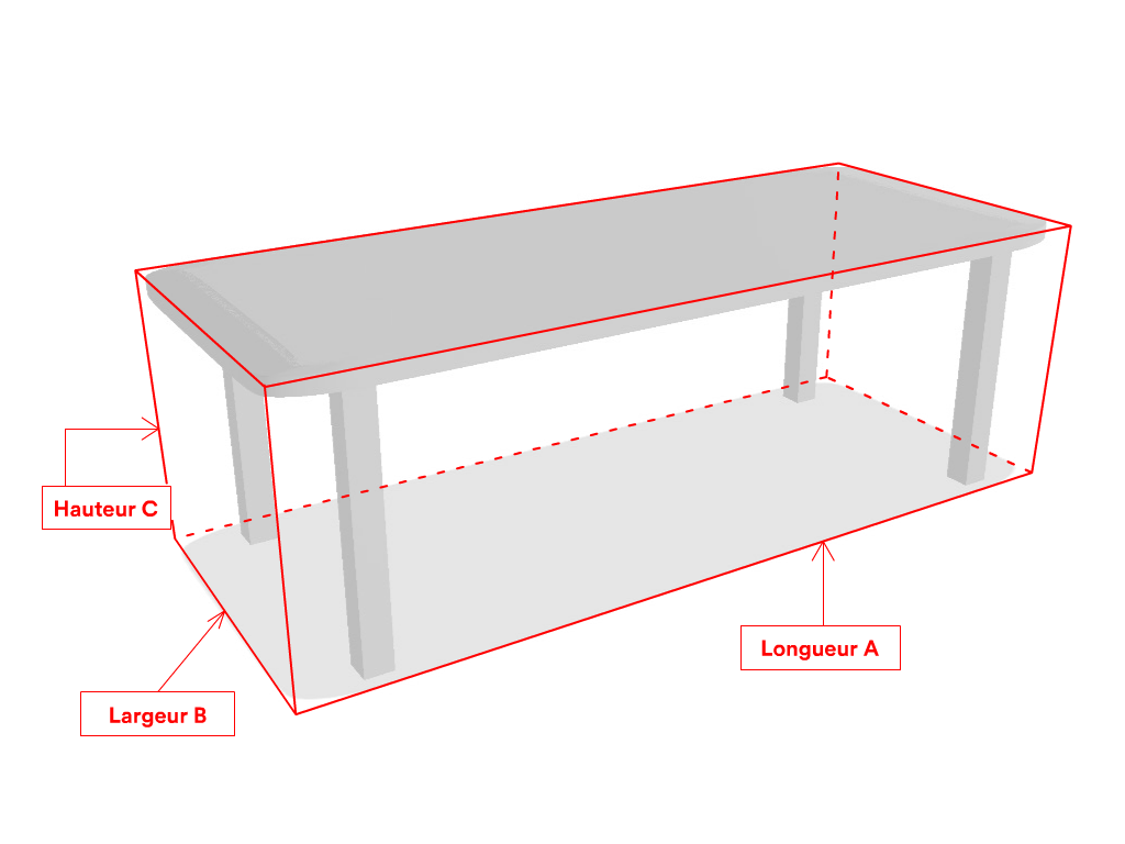 Table de jardin rectangle - Protect 670 : La référence en matière de protection étanche Bleu foncé RAL 5002
