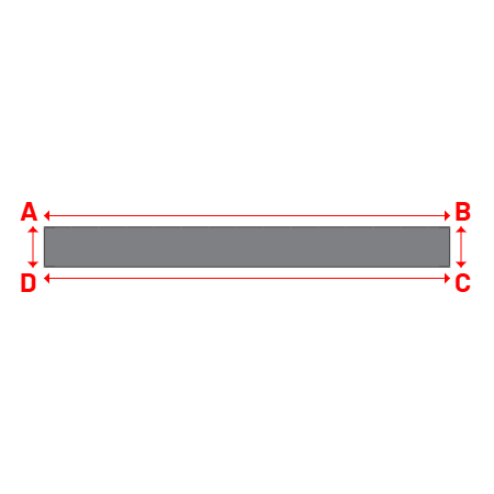 Bâche Rectangle en CoverEco 640 : une bâche simple & efficace Ecolac 640 - 7196 (RAL 7037) - 18.00x1.80m