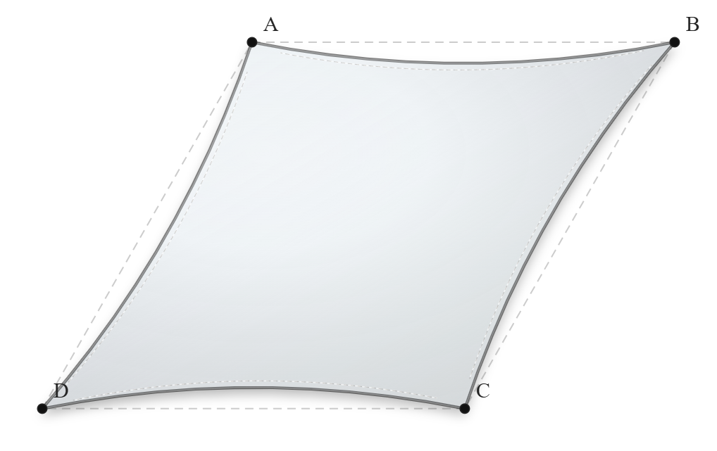 Voile d'ombrage - Forme Trapèze - Blanc - 502V3-8102C