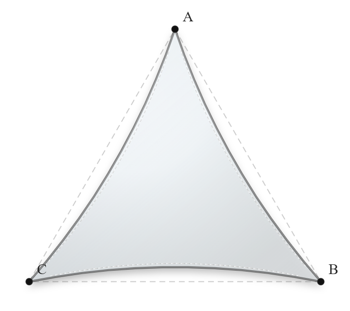 Voile d'ombrage - Forme Triangle - Blanc - 502V3-8102C