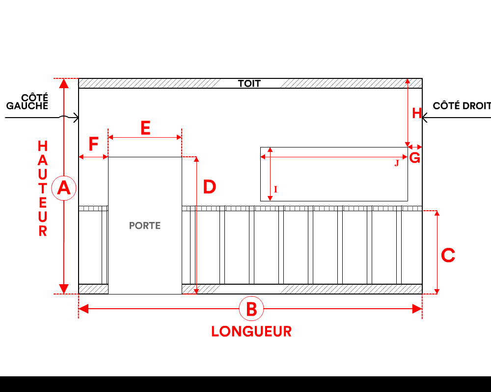 Bâche de façade pour mobil-home