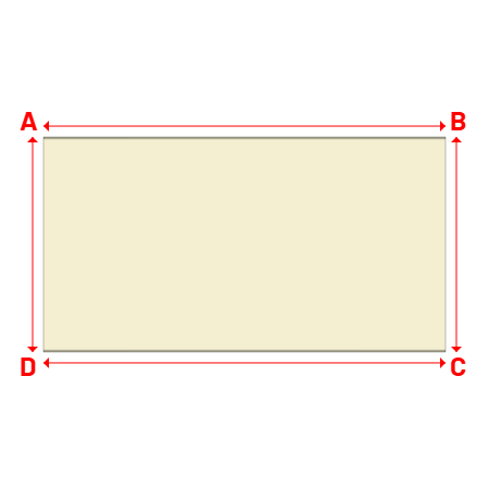 Bâche Rectangle en AustralMesh - Toile d'ombrage ajourée Naturel (759 AustralMesh) - 8.60x4.60m