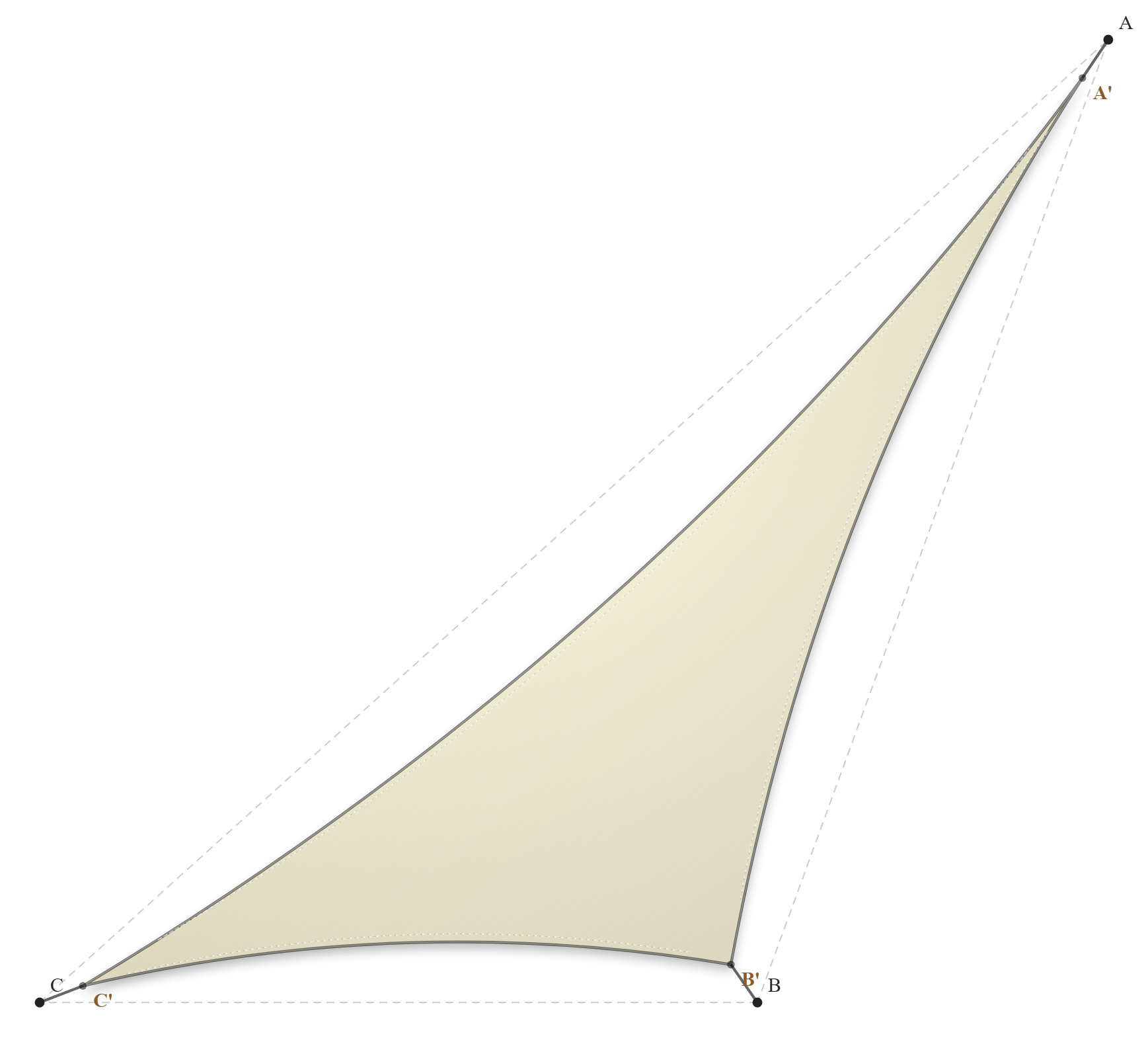 Voile d'ombrage - Forme Triangle - Naturel (759 AustralMesh)