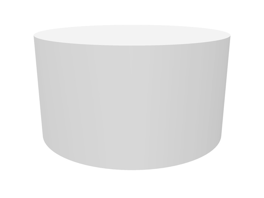 Housse de protection ronde sur mesure Ø 60 × H 80 cm – Protect 670