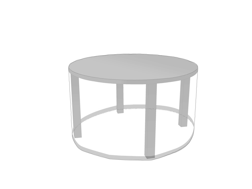 Housse de table de jardin ronde sur mesure Ø 90 × H 75 cm – Protect 670