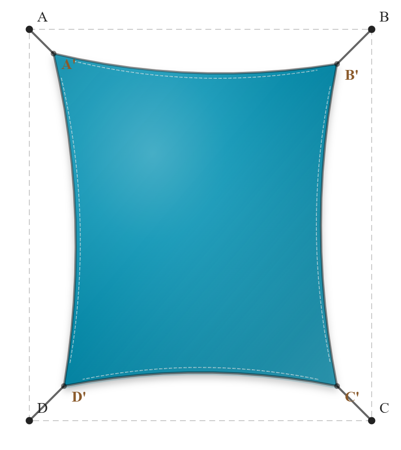 Voile d'ombrage - Forme Rectangle - Acapuclo 96-50847