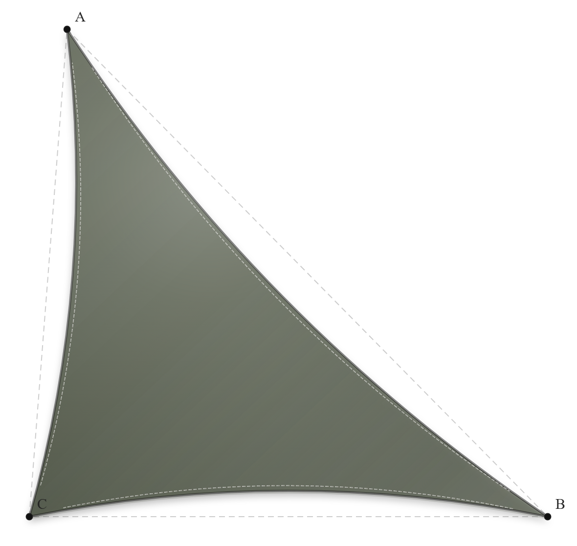 Voile d'ombrage - Forme Triangle - Jungle 96-50849