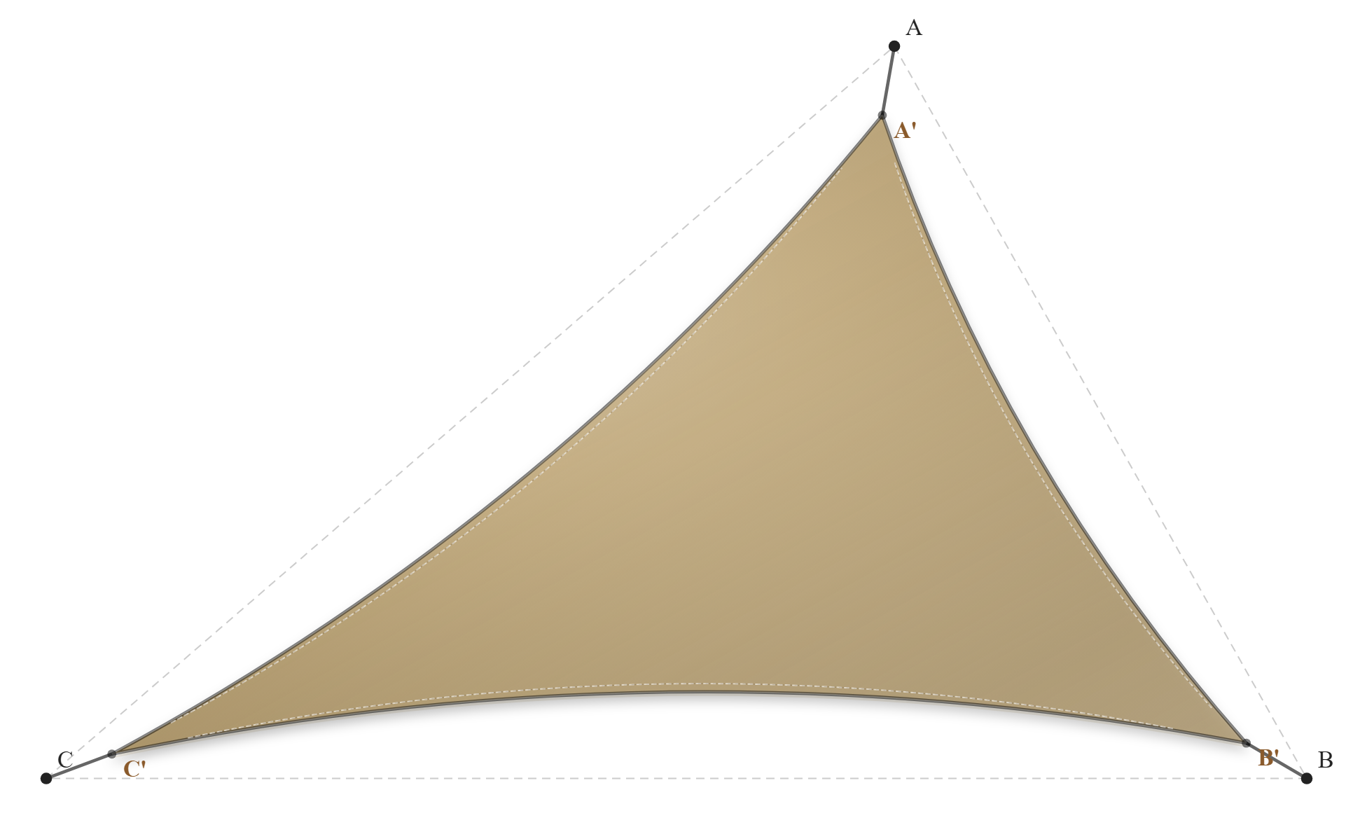 Voile d'ombrage - Forme Triangle - Sable du désert (704 AustralMesh)