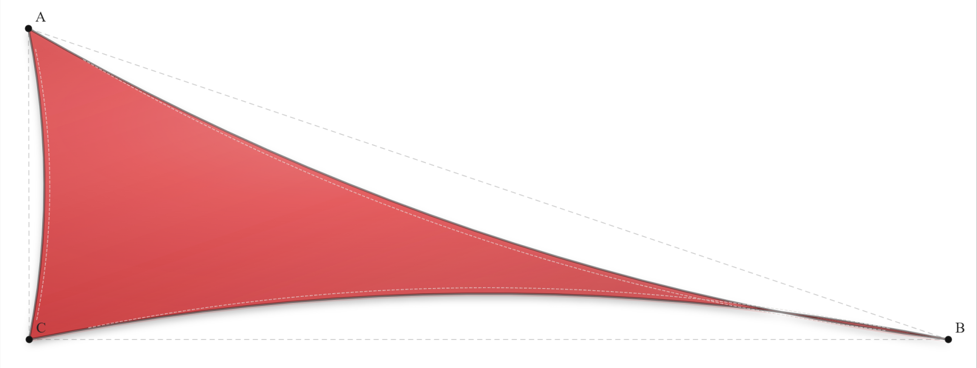 Voile d'ombrage - Forme Triangle - Rouge (662 Australmesh)