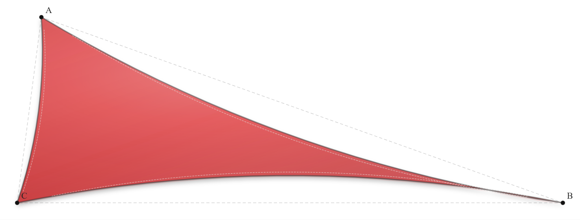 Voile d'ombrage - Forme Triangle - Rouge (662 Australmesh)